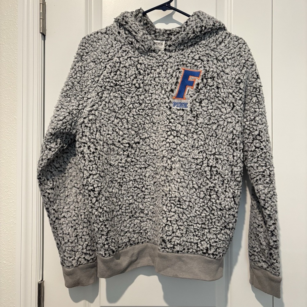 Pink Victorias Secret Florida Gators 5th & Ocean Hooded Sweatshirt‎ Size Small